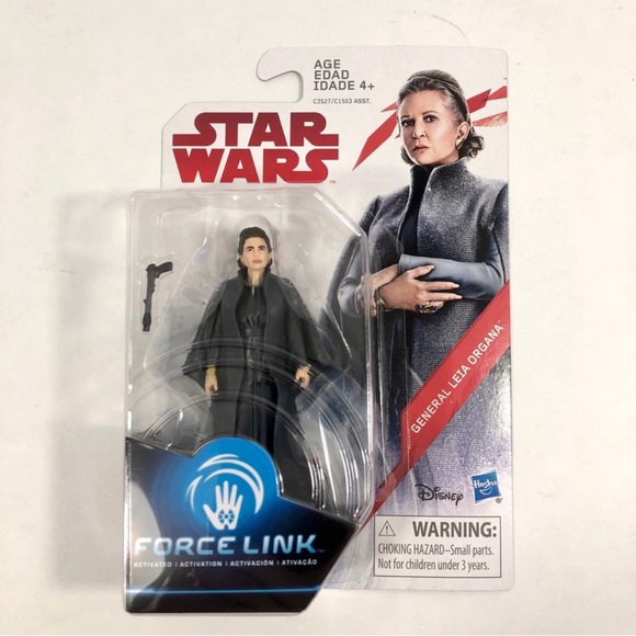 Star Wars Hasbro Force Link 3.75" Figures Luke, Leia And R2D2 Lot of 3! - Picture 3 of 5